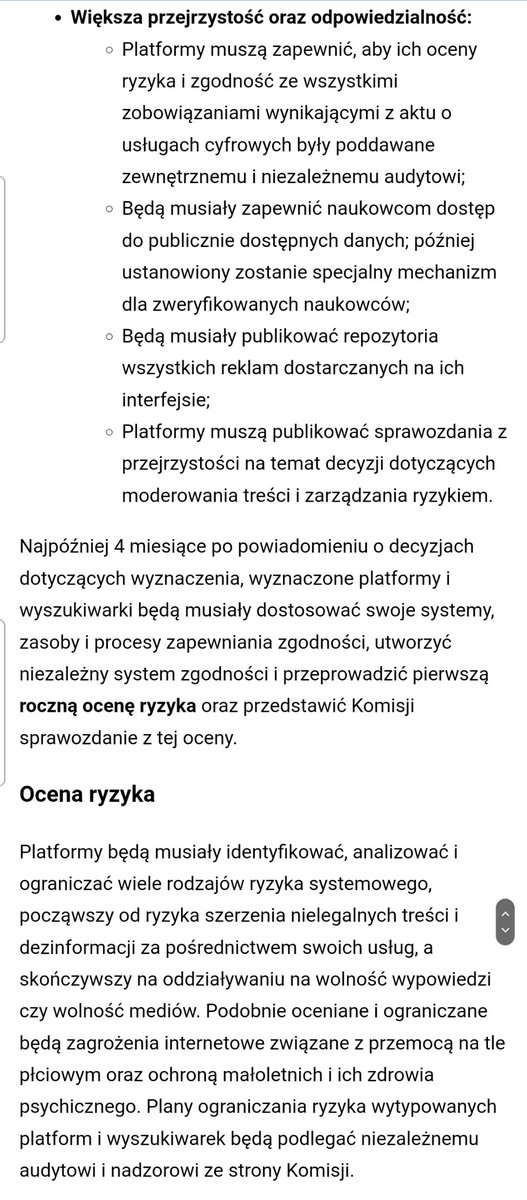 bpaskal's tweet photo. @didleth @sylvcz Z punktu widzenia moderacji w #DSA główna zmiana, że teraz usuwane to co nielegalne w myśl prawa Państw UE (o ile prawo zgodne z UE) i w myśl prawa UE, a chronione co legalne. No i powinna być już opcja bez #recommendersystem. Obowiązki i #VLOP #VLOSE tu https://t.co/8t4Pntb6ZV https://t.co/nFcVZCVfK5