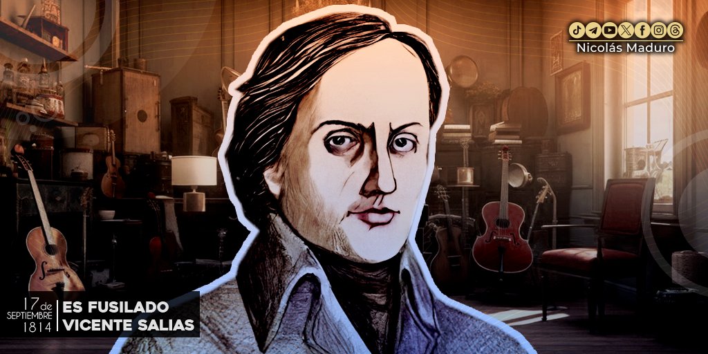 Vicente Salias, médico, escritor, periodista y destacado combatiente durante los primeros años de la gesta independentista, de su inspiración nació el canto de libertad que hoy es nuestro Himno Nacional. A 209 años de su viaje a la eternidad, honramos su lucha y sacrificio por la