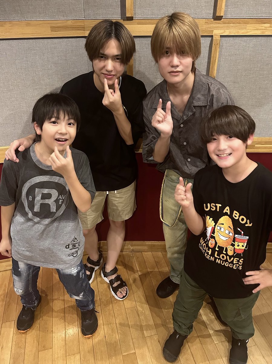 本日の「関西ジャニーズJr.とれたて関ジュース」は…🌝 #大西風雅 #岡﨑