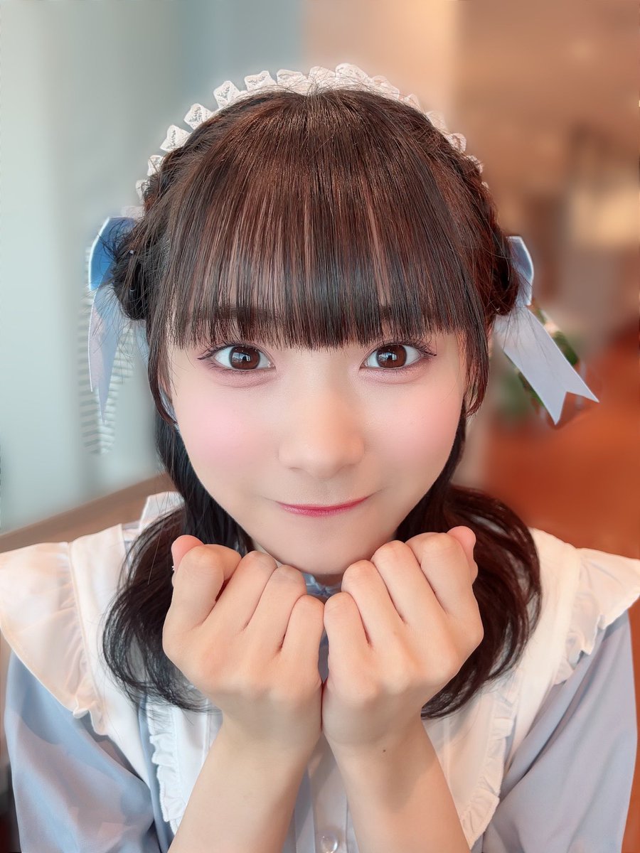 シナモンくんのメイド服着ました〜!!🩵
#ニアジョイ