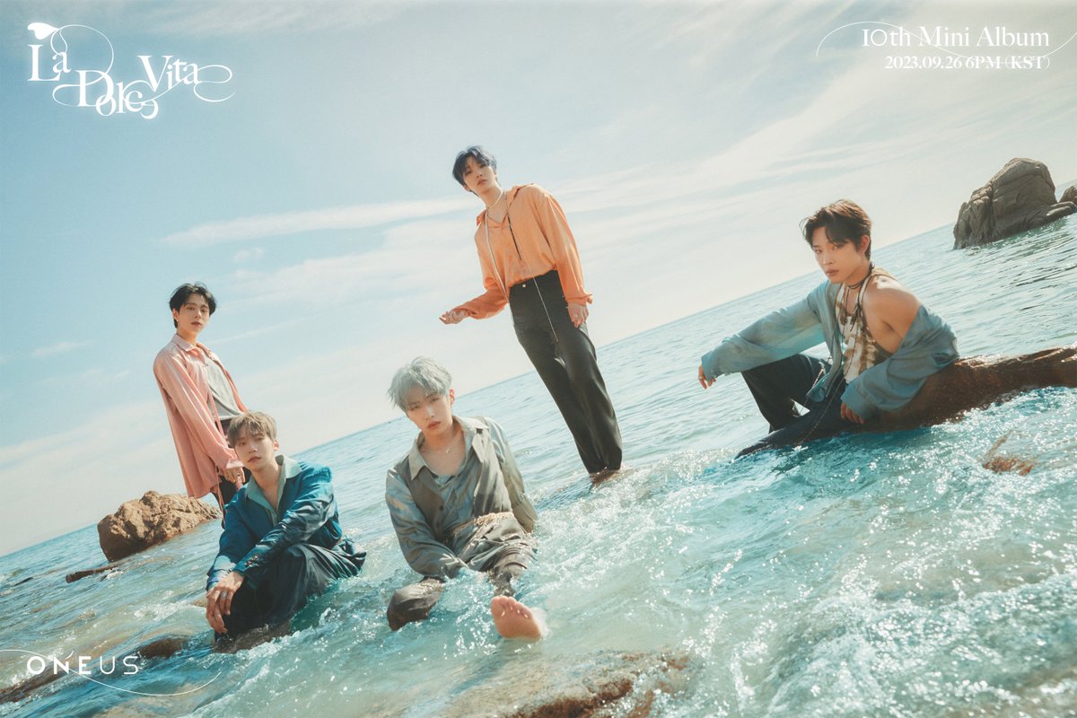 [#원어스] 10th Mini Album [La Dolce Vita] 💧 CONCEPT PHOTO 💧 2023.09.26 6PM (KST) RELEASE✔ #ONEUS #La_Dolce_Vita #Baila_Conmigo