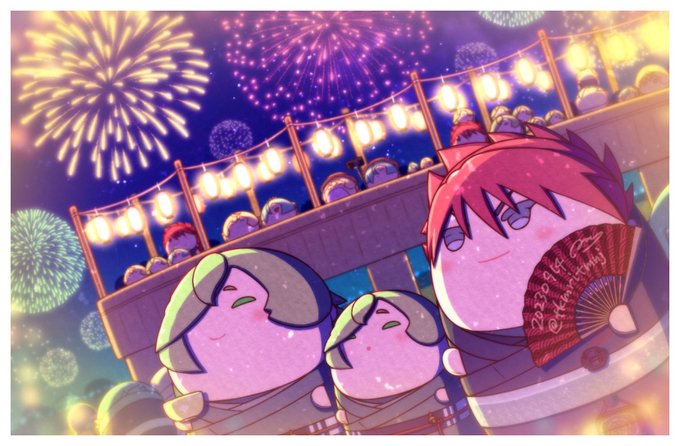 「aerial fireworks outdoors」 illustration images(Latest)