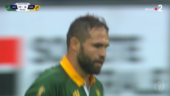 fabien_fichaux's tweet photo. Les Springboks en roue libre 3 essais en 10 minutes 17-0 #AFSROU #RugbyWorldCup https://t.co/kGynOjPGlv