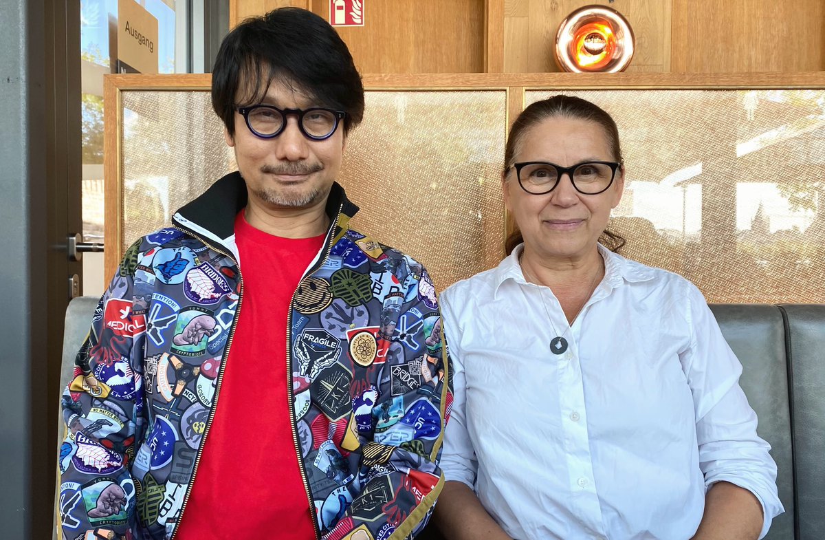 HIDEO_KOJIMA_EN's tweet image. With Ildikó Enyedi.