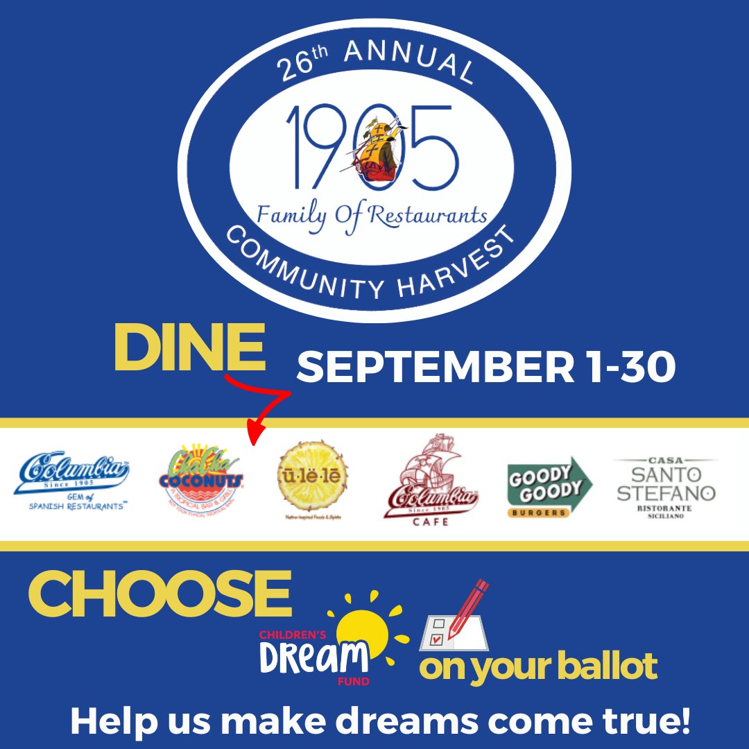 Please help us secure valuable donations from the 26th Annual Community Harvest. It's so easy...and delicious! Learn more on our website: ow.ly/ekgw50PK8eZ @Columbia1905