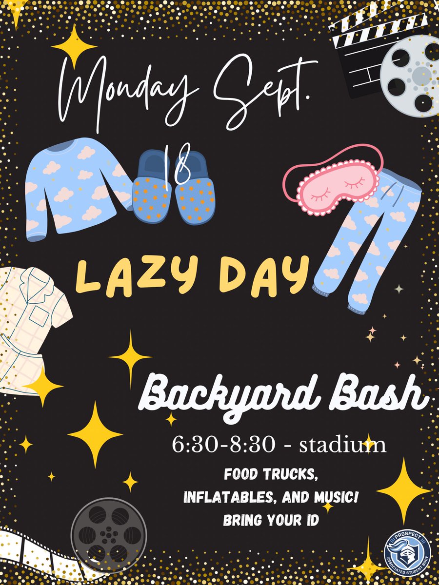 ProspectASB's tweet image. Homecoming weeks starts tomorrow!  Hollywood Knights ⭐️🎥🍿⭐️
@KnightsofPHS