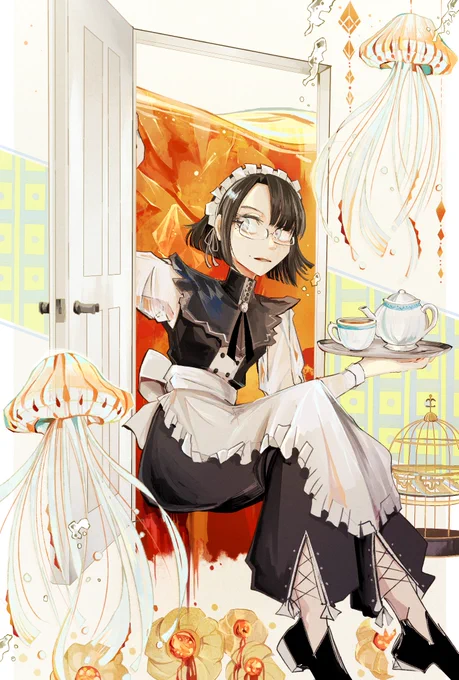 #無言で眼鏡娘をあげる見た人もやる 