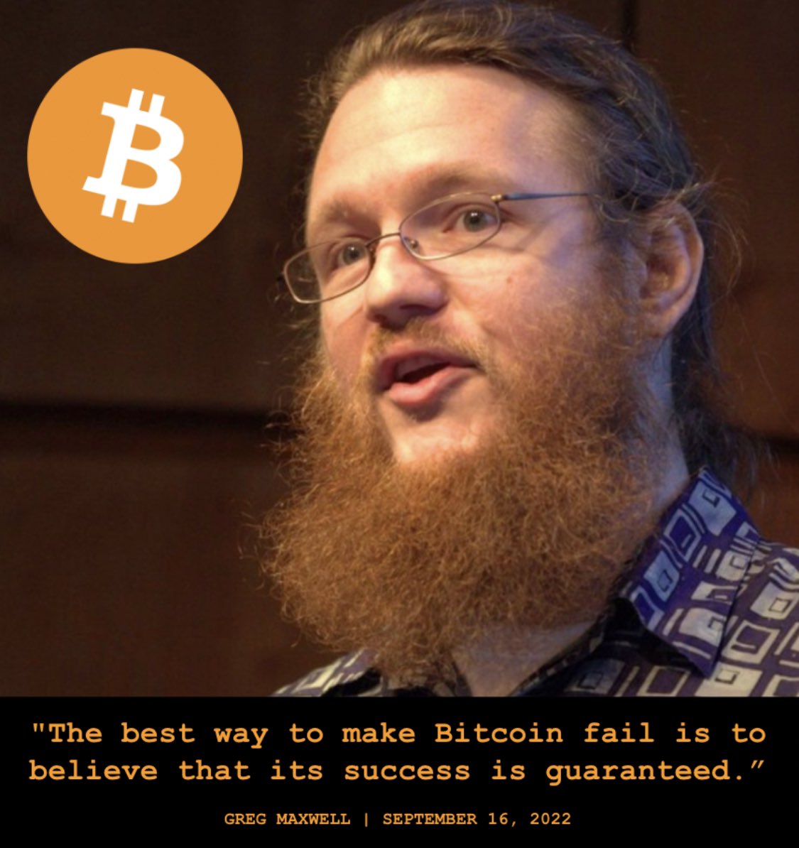 ✨ Words of wisdom from one of the most influential #Bitcoin developers of all time

True at $20k, true today 💫