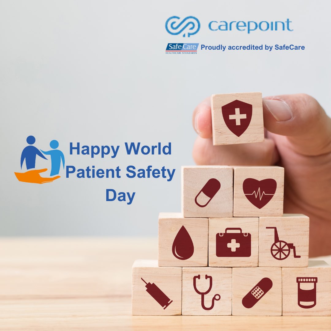 #WorldPatientSafetyDay 
#PatientSafety 
#Healthcare 
#GlobalHealth 
#SafeCareAccreditation