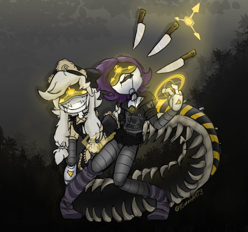 9SarahART9's tweet photo. "Control "
More CynUzi 😈💛💜

#DrawLawART #murderdrones #murderdronesfanart #murderdronesoc #murderdronesart
#glitchproductions #murderdronesuzi #MDuzi #UziDoorman #murderdronescyn #cyn https://t.co/N38xUhAmIH