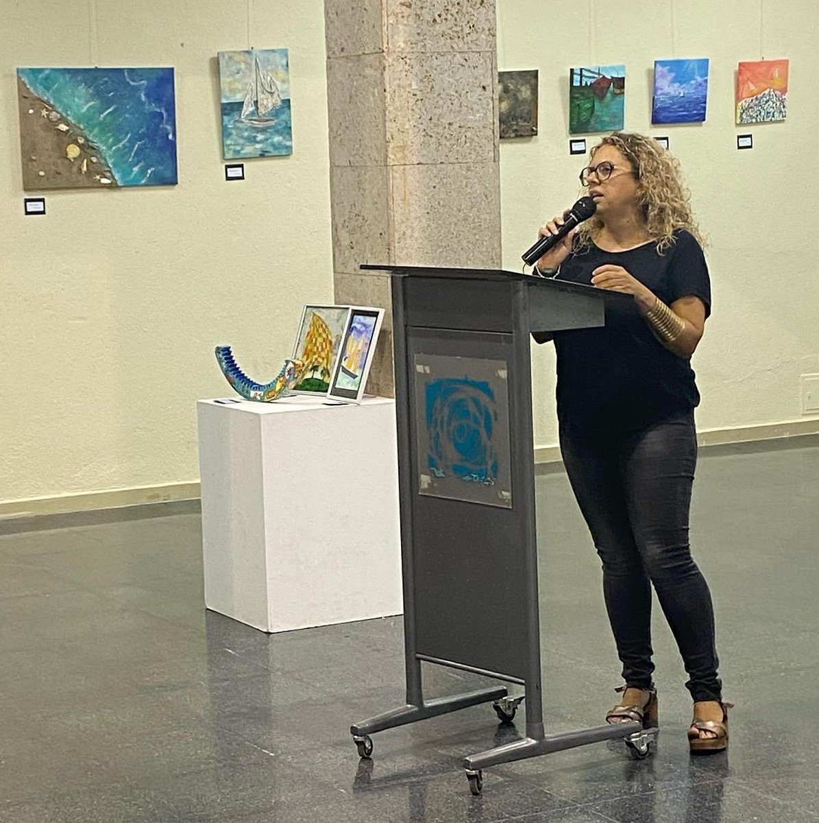 L’Associació Artística La Mar de Pintura presenta l’Exposició “A Tota Vela!” al Centre Cultural.
