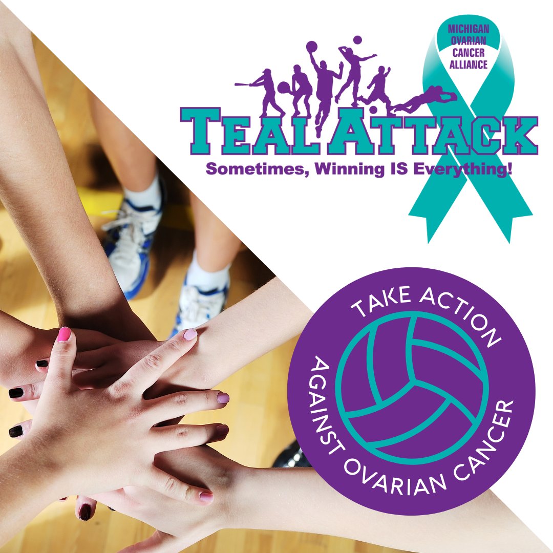 MIOvarianCancer's tweet photo. Have you heard of our Teal Attack program?

Founded by Karen O’Brien in 2015, Teal Attack is an excellent way to raise #ovariancancerawareness AND support school athletics. All sports &amp; all age groups are encouraged to participate.

https://t.co/oc5H2Myrpu

#ThirtyDaysOfTeal https://t.co/tRmTTS1X0x