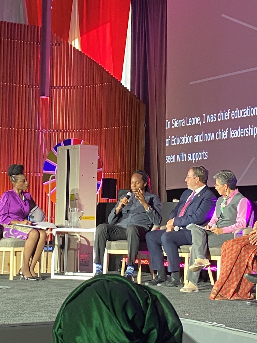 PattersonLaurel's tweet image. Sunday morning doesn’t always have this buzz at the #UN - but this is #SDGActionWeekend ahead of  #SDGSummit. “Change is difficult and change is possible”  @dsengeh #UNGA78