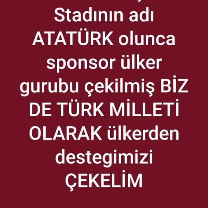 Milli takım taraftarı olarak,
Zaten almadığım ve aldırmadığım (çünkü zararlı kimyasal şeker kullanıyor) bu gurubun ürünlerinin alınmaması gerektiğini hatırlatıyorum.