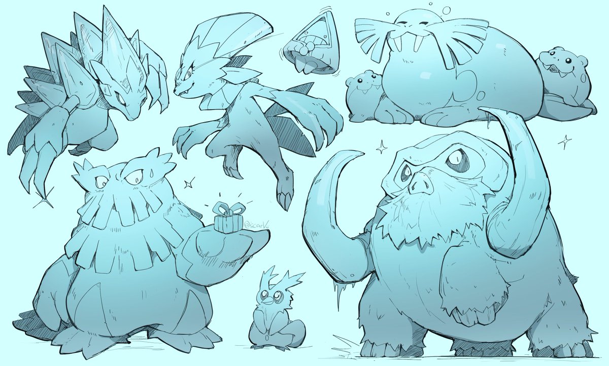 scarVii's tweet photo. Ice!! 🧊 

from the most defensiv Pokemon to the least https://t.co/psTcC9ha3Q