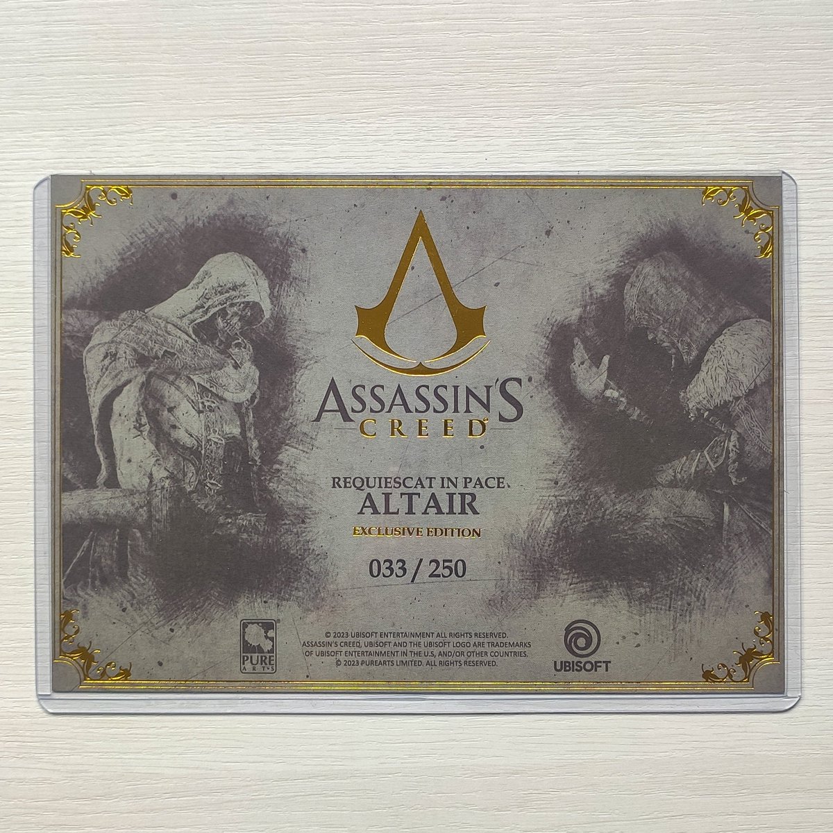 juanmawl's tweet image. 🔹Certificado de autenticidad✒️
🔹Réplica de llave de Masyaf📀
🔸También llamada sello. Artefacto de la Primera Civilización usado por Altair para grabar sus memorias.

📌📸 (3/9)

#RIPAltair #PureArtsSnap #AssassinsCreed