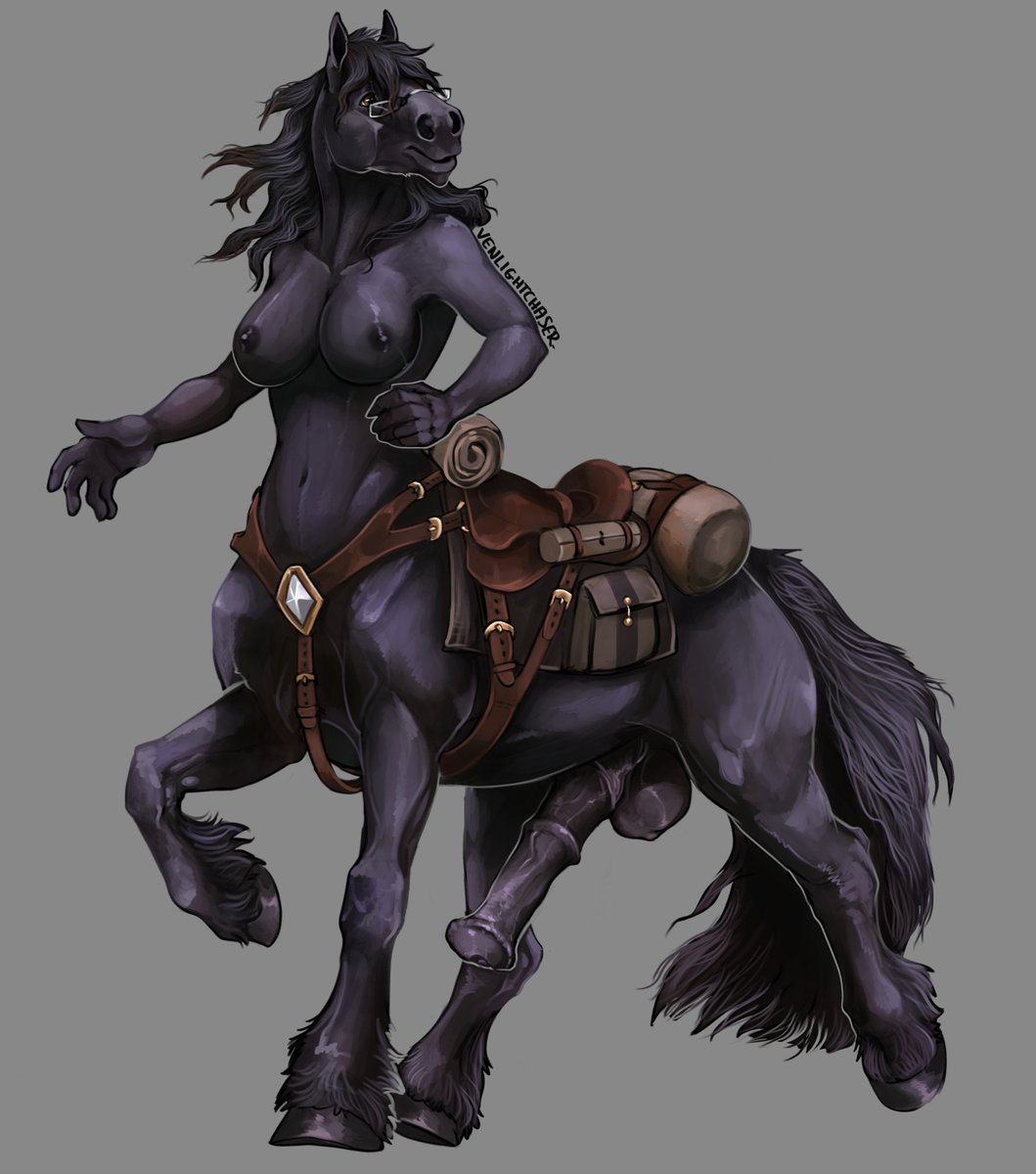 VenLightChaser's tweet image. Sketch commission for Skanra on FA ! 🐴