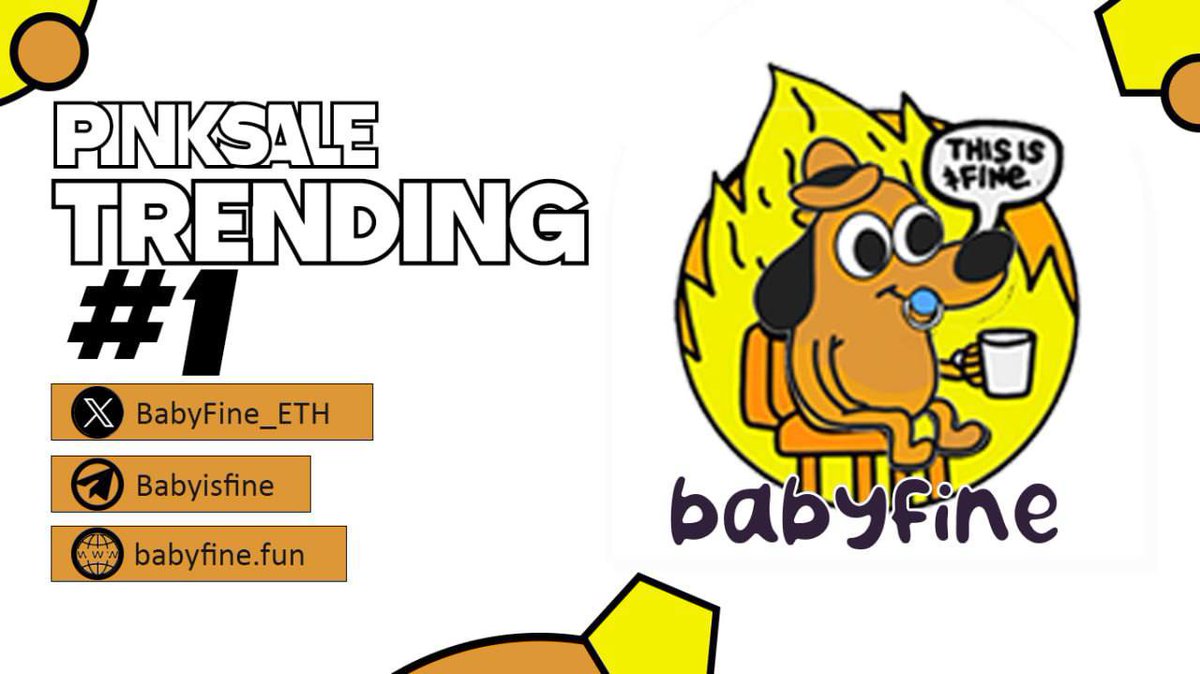 BabyFine_ETH's tweet photo. We are trending #1 at Pinksale!

https://t.co/ZYduy56twd

Last minutes!

#erc #eth #pinksale #presale https://t.co/1uQPeqOQXn