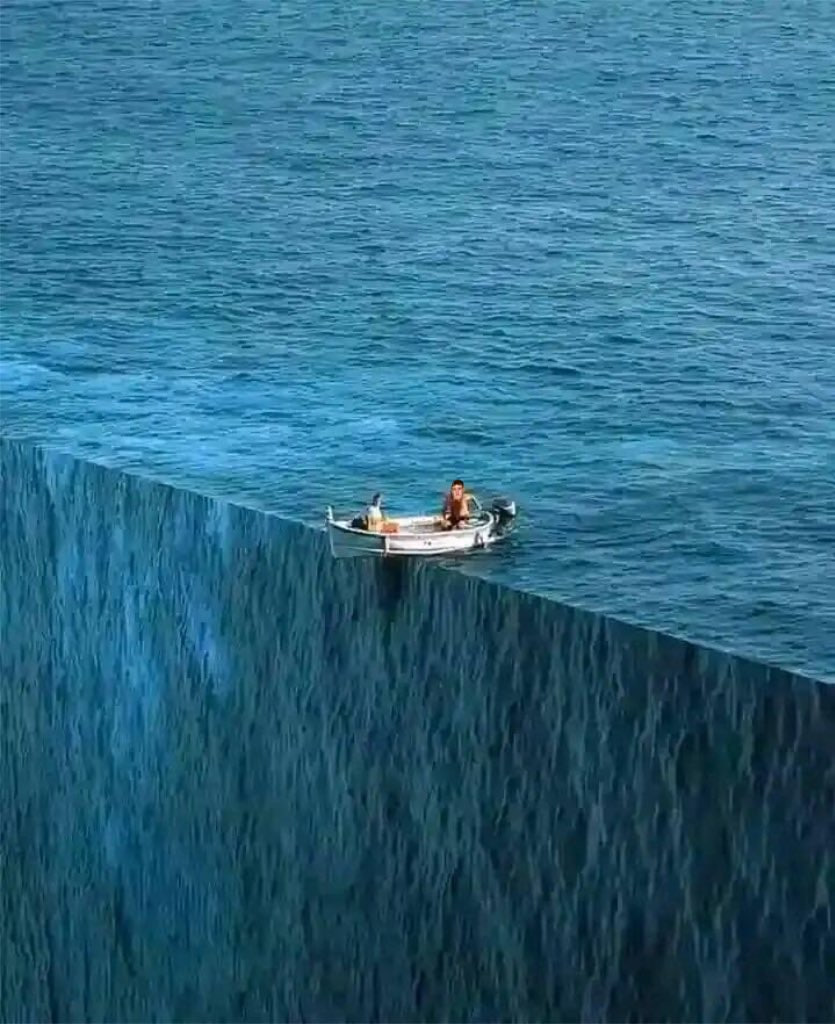 feels like I am on the edge of falling.