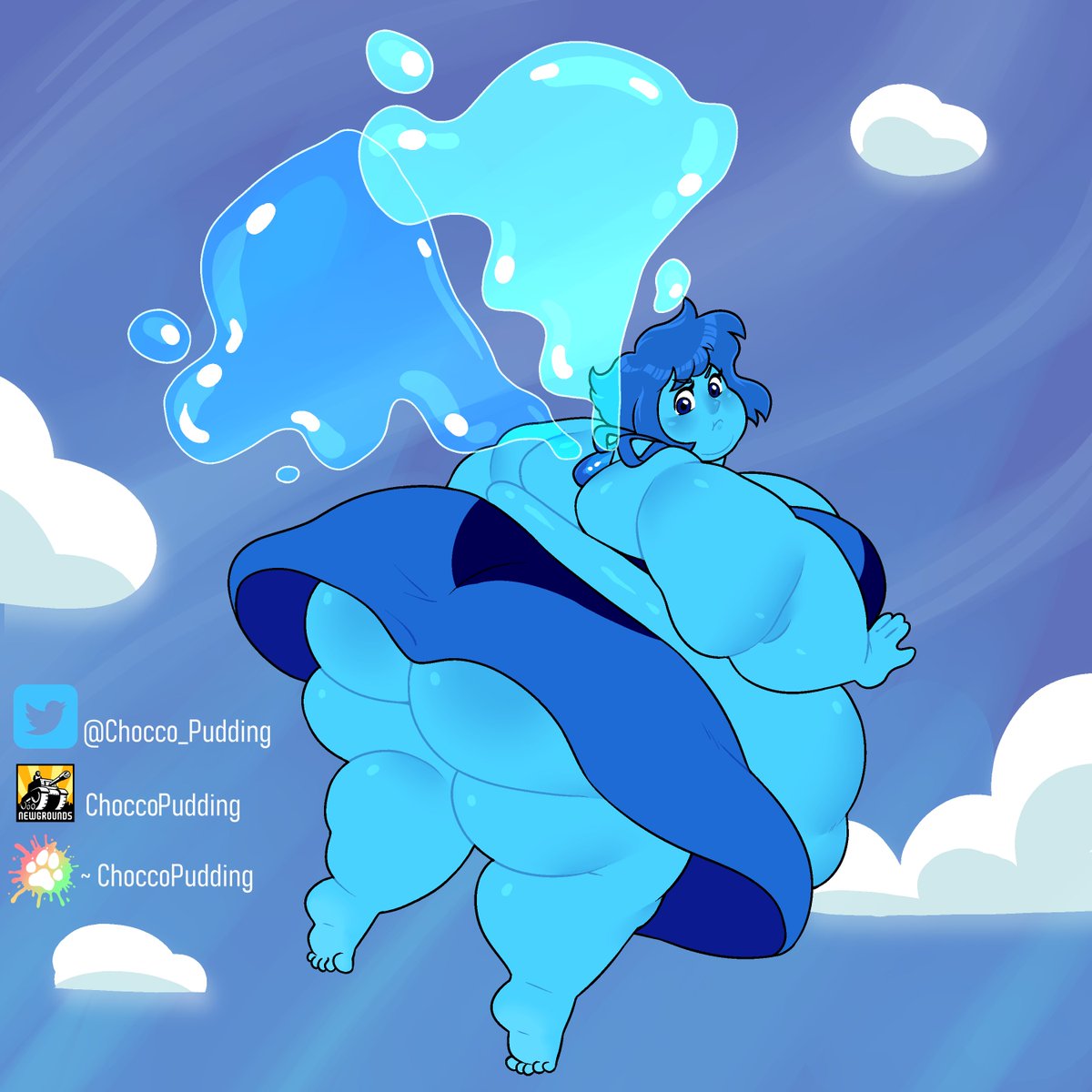 Lapis still manages to fly! 🍮💕💧