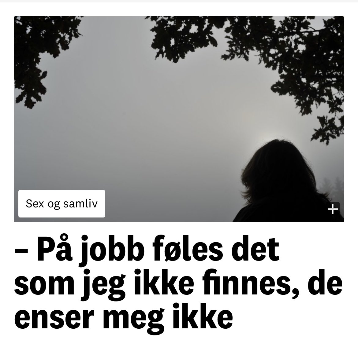 Jobb, sex og samliv — den åpenbare sammenhengen