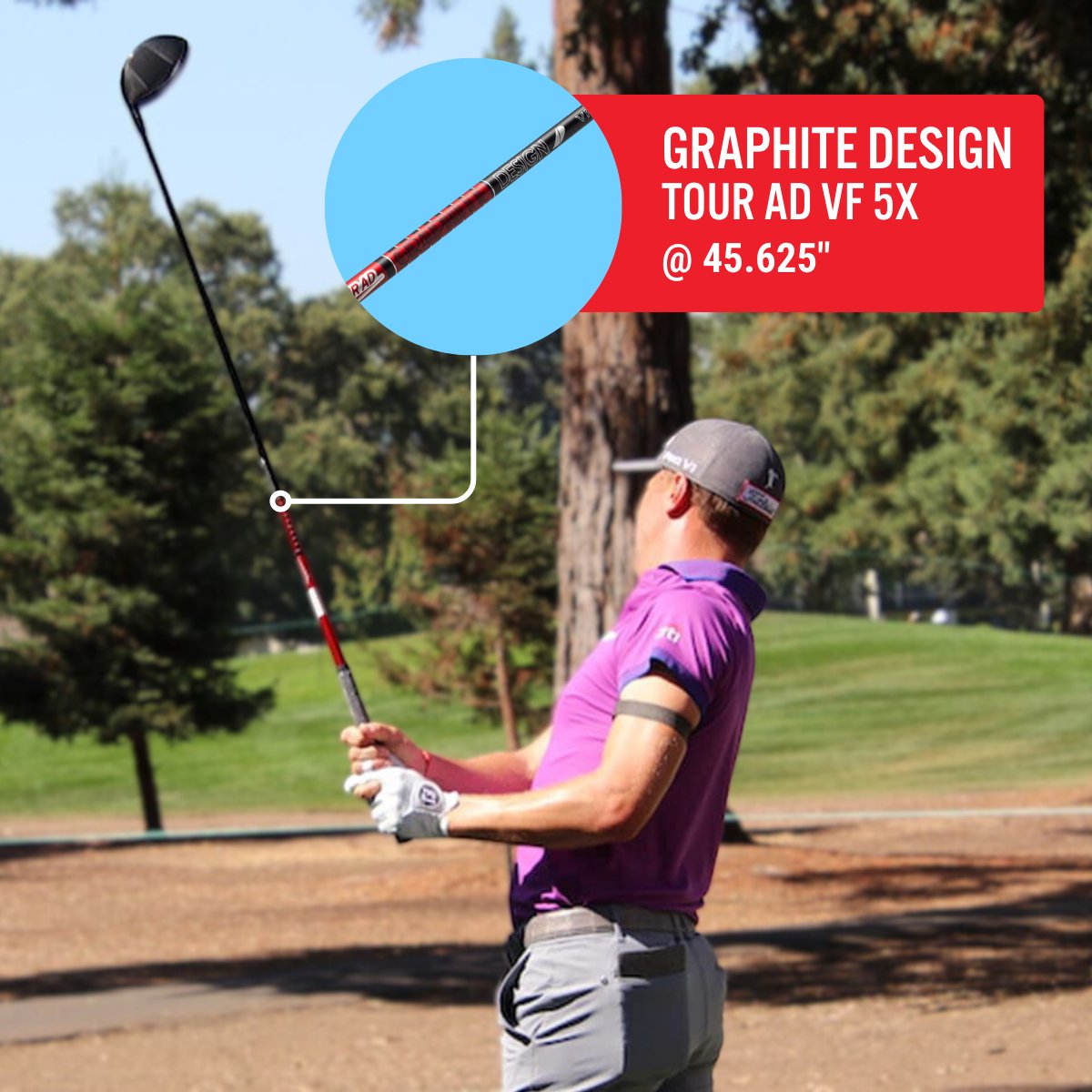 clubchampmedia's tweet image. This week @JustinThomas34 has a new driver shaft in play @FortinetChamp.  A #GraphiteDesign VF 5x @ 45.625" (3/4" longer than his standard gamer) in his TSR3 10* head. "...an instant 2 or 3 mph club speed," says Thomas

Story from PGATour, 📸 from GolfWRX