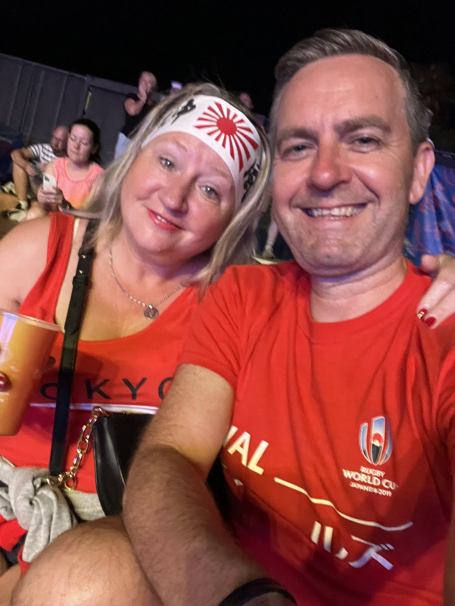 At #villagerugbynice waiting to watch #ENGvJAP #rwc2023