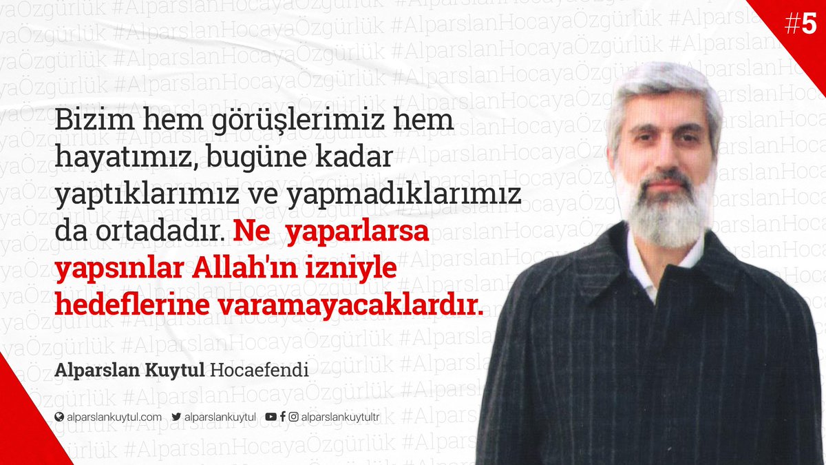 Bizim hem görüşlerimiz hem hayatımız, bugüne kadar yaptıklarımız ve yapmadıklarımız da ortadadır. Ne  yaparlarsa yapsınlar Allah'ın izniyle hedeflerine varamayacaklardır.   UlusalcılardanFurkana Saldırı