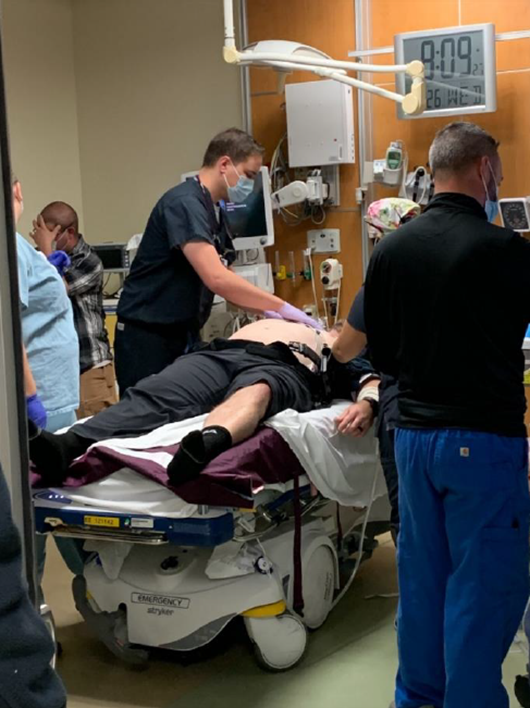 DeptVetAffairs's tweet photo. A gunshot wound victim arrived at the Minneapolis Veterans Affairs Healthcare System. Thanks to the simulation training in this image, they were ready. https://t.co/7WEBiwuyoz
#SimLEARN #simulation #heroesworkhere #Veterans https://t.co/9vomoZ7Ffz