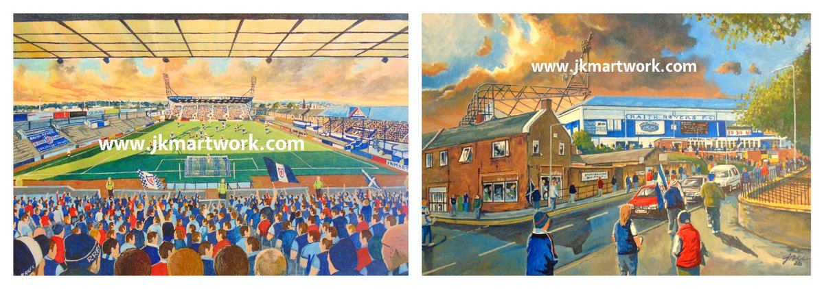 hi <a href="/niallrrfc/">Niall Russell</a> paintings ive done of #rrfc #starkspark  ,prints available now just £15 a3 size each  @ jkmartwork.com RT's appreciated