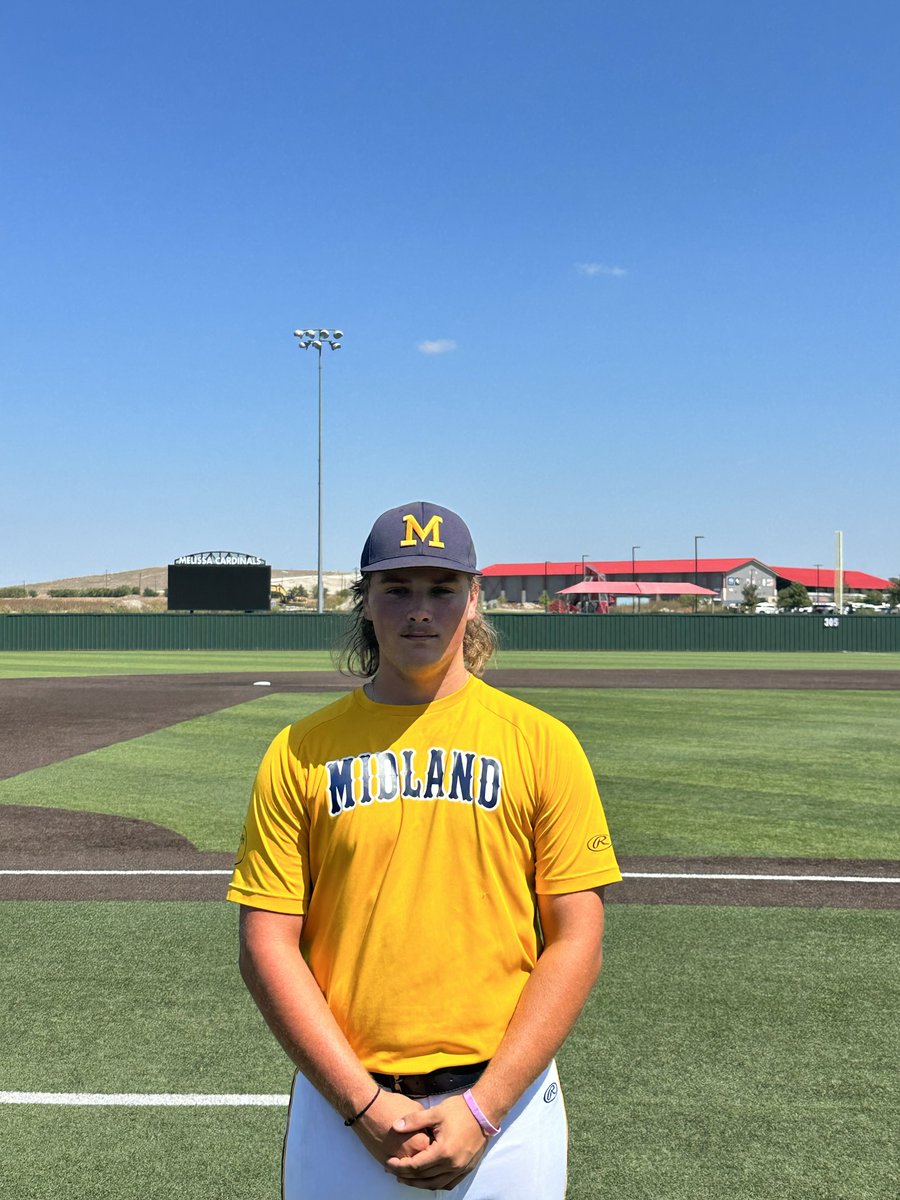 F: <a href="/recruitmidland/">Midland Southwest Bulls Baseball</a> 18U 12, Austin Wings National 2
PoG: <a href="/KamdinMyers/">Kamdin Myers</a> 6 IP, 8K, 4H, 0 ER
Hitter: @marshmaynard26 2-2, HR, 5 RBI, 2R, 2 BB