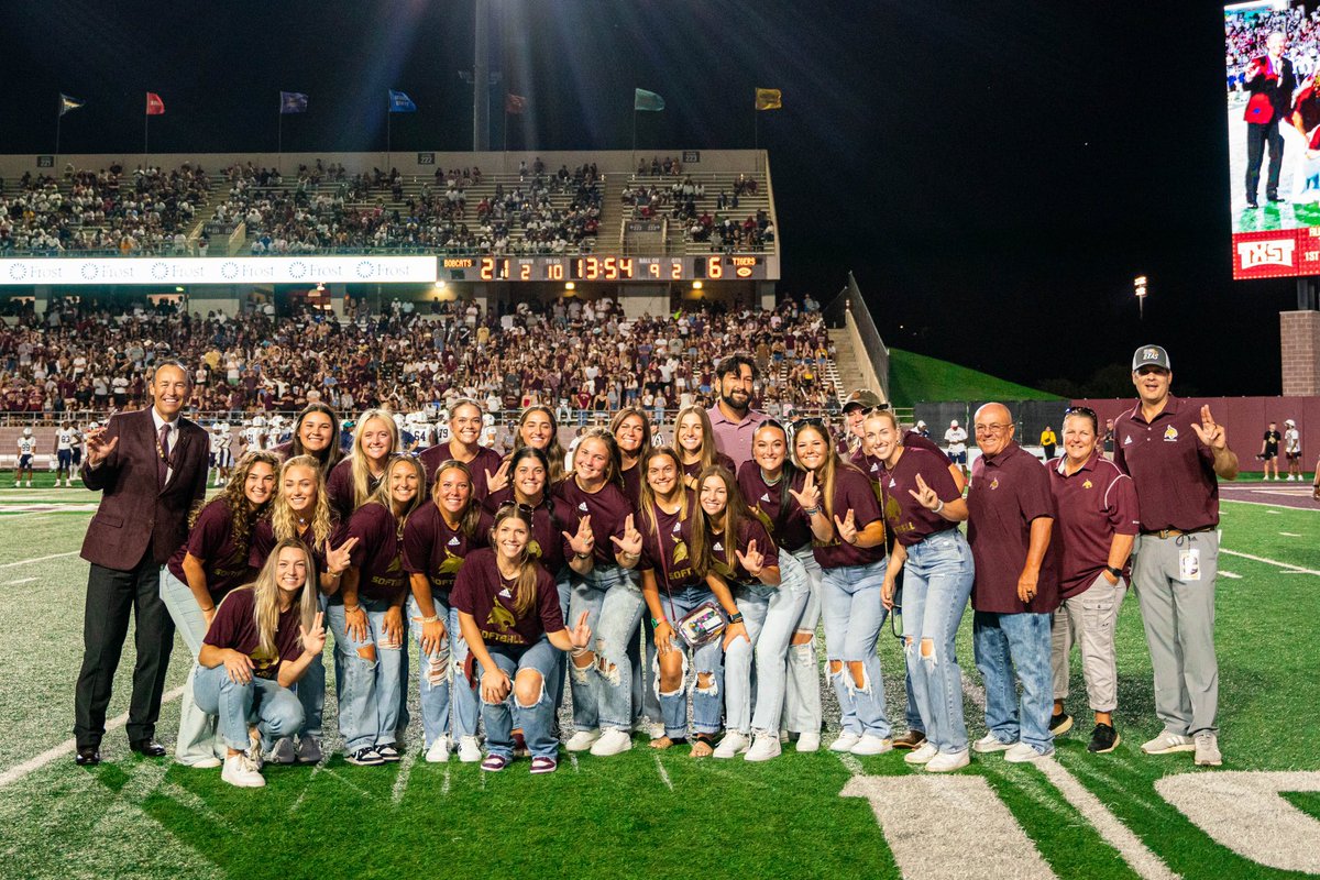 Thanks for having us out last night <a href="/TxStateBobcats/">Texas State Bobcats</a> 😸 #EatEmUp