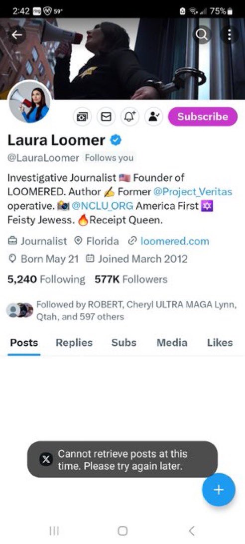 Laura Loomer tweet media
