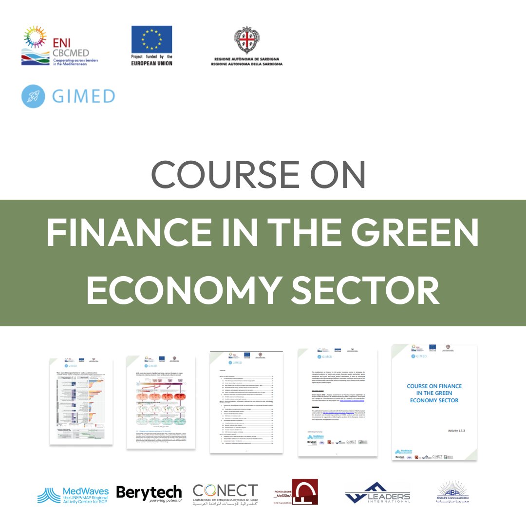 📚 Discover Green Finance Essentials 🍃

🔎 Ready to explore?

Dive into our brand-new course, "Finance in the Green Economy Sector!" 💡
🔗 bit.ly/3EOdXe5

@ENICBCMed <a href="/MedWaves_Centre/">MedWaves</a> <a href="/Conect__Tunisie/">CONECT</a>