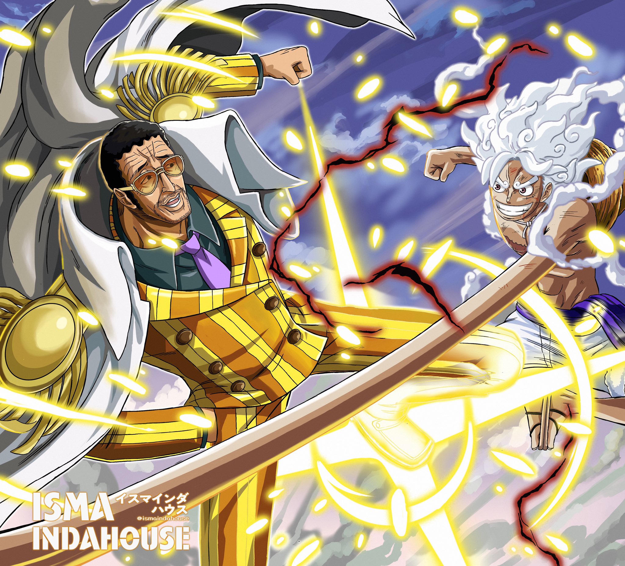 One Piece 1106: Will Luffy Use Gear 5 in battle against Saturn and Kizaru?