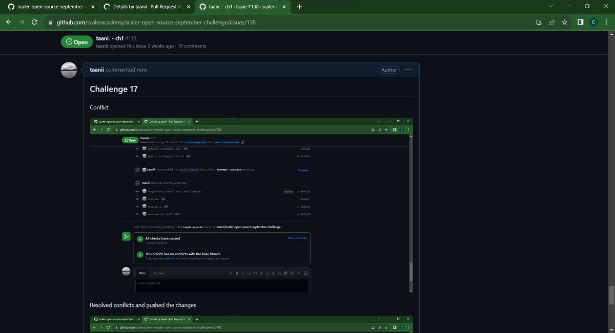 chaitanya8921's tweet image. Hey All, I have completed #task17 of #OpenSourceSep Challenge with @Scaler_Official Discord Community

You can join the community HERE: bit.ly/discord-l 

#Opensourcesep #ScalerDiscord #Scaler #30daysofopensource #OpenSourceSeptemberChallenge #OpenSourceSepChallenge