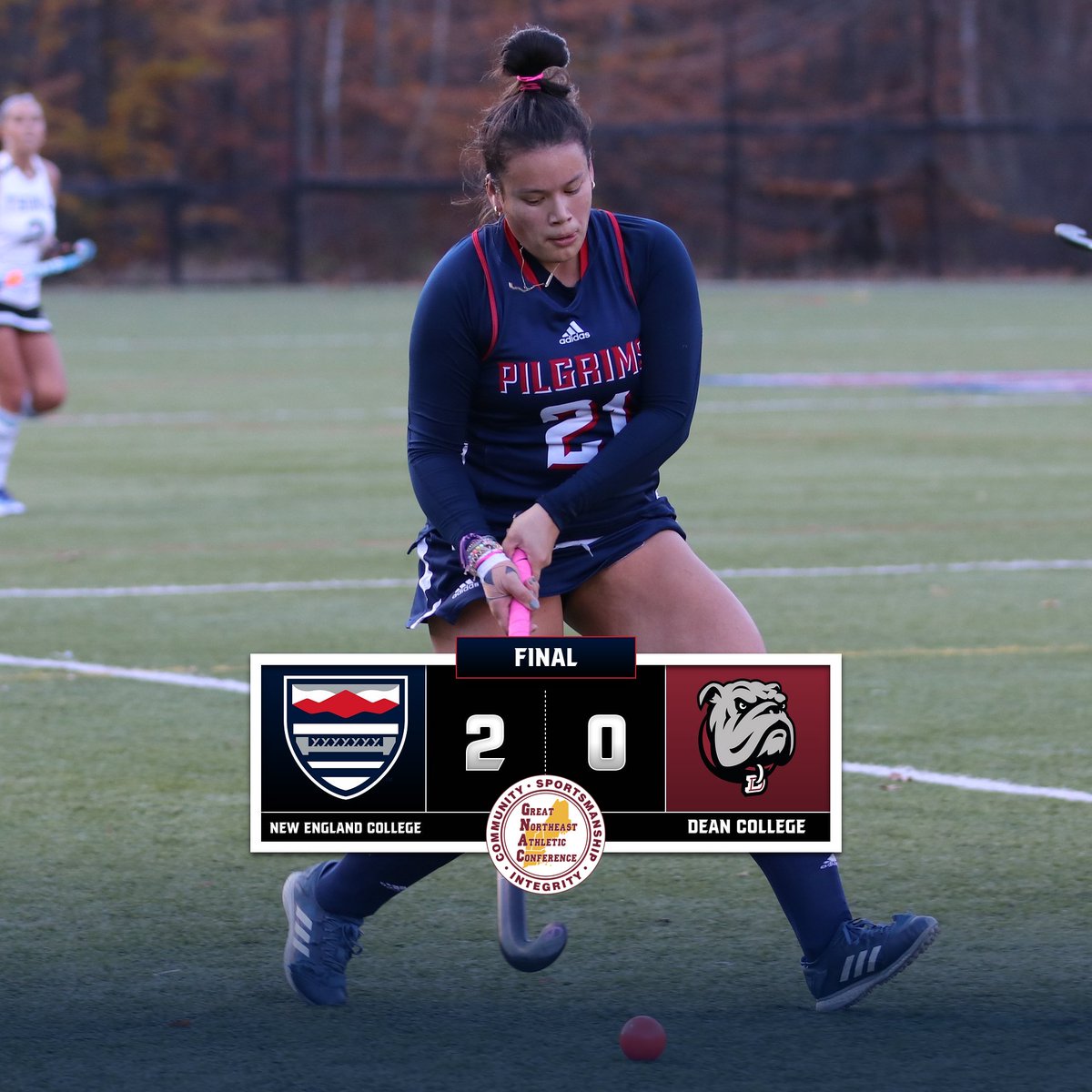 .<a href="/NEC_FH/">NEC Field Hockey</a> gets a solid shutout win on the road against Dean College in GNAC play

#GoGrims | <a href="/NewEngCollege/">New England College</a> <a href="/TheGNAC/">Great Northeast Athletic Conference</a>