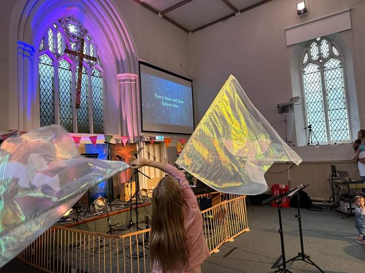 KB_FamilyChurch's tweet photo. We had a great morning together hearing Phil share on the character and life of Moses, as part of our current series ‘God of the Impossible’. 
In Kids Church the children learnt all about God’s peace that he gives to us 🙌✝️
#Kingsbridge
 #Salcombe #SWBA #SouthHams https://t.co/II19qsnirN