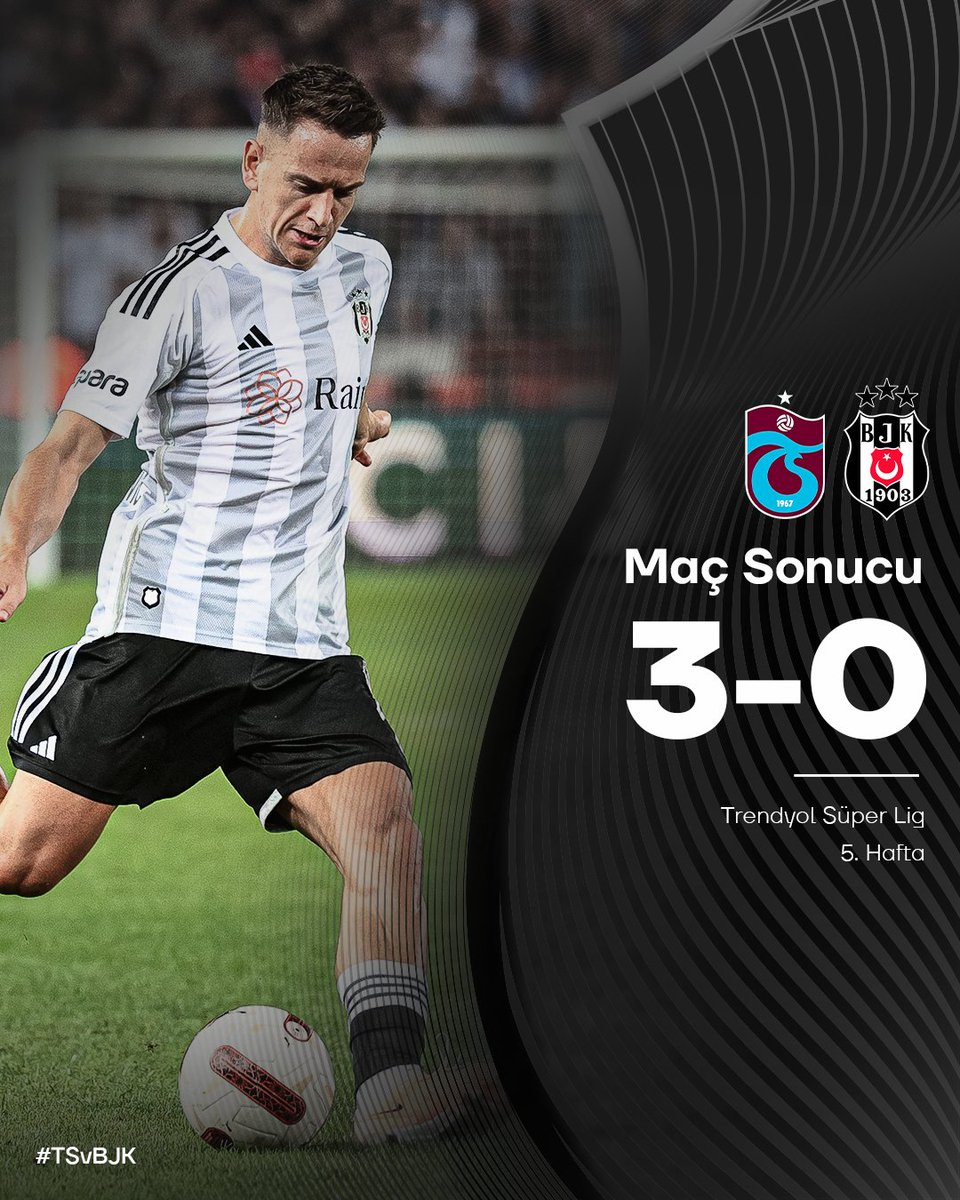 Maç sonucu. #TSvBJK | 3:0