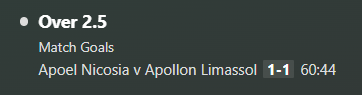 BetandTipsPost's tweet photo. Bet 1:
Cyprus Division 1 https://t.co/RV2M3LtQJo