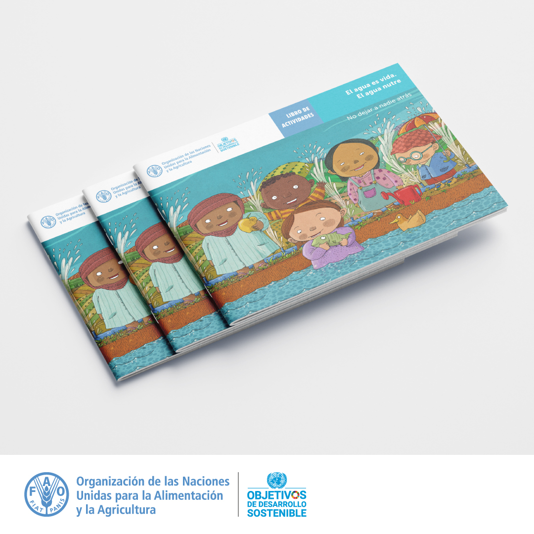 FAOAmericas's tweet photo. Aprender sobre la importancia del agua es clave para que los más jóvenes contribuyan a proteger los recursos hídricos para lograr un futuro mejor para todos. 

Descarga el libro de actividades del #DíaMundialdelaAlimentación 🍎

👉 https://t.co/7gg3Qu99x5

#AcciónPorElAgua https://t.co/BwGguXRMGK