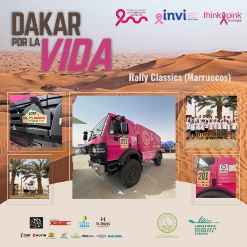asociacioninvi's tweet photo. 🔵Todo preparado para el #RallyClassics  África 2023, prueba clave para prepararse para el #dakar2024.

🔢 Luciremos el dorsal 201.

Mucha suerte equipo💪

#DakarForLife #DakarPorLaVida2024 #carreraporlavida #RallyClassicsAfrica #cáncerdemama #cáncerdemamamasculino https://t.co/WKmsVPdvCZ