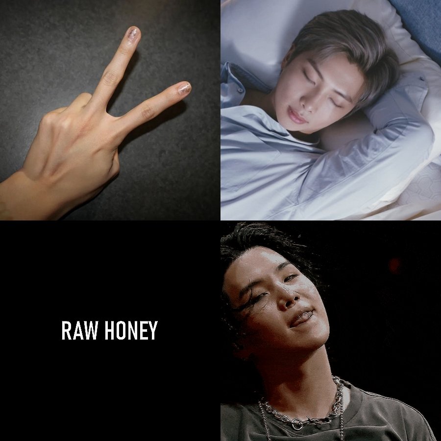 🍯Raw Honey🍯

NamGiSeok, 5.7k, Rated E
A/B/O, alpha/alpha rapline

•Alpha Namjoon has sex for the first time with alphas Yoongi and Hoseok.

•Originally written for <a href="/InstinctsZine/">Instincts Zine 🐾 - ZINE CLOSED!</a> and as a collab with <a href="/RatedHatsu/">RatedHatsu⁷</a> 💕

📎 archiveofourown.org/works/50127418