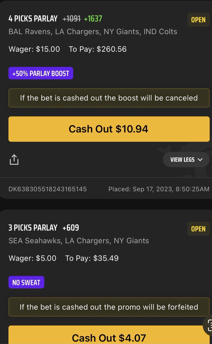 🚨🚨🚨SUNDAY FOOTBALL🚨🚨🚨
💯💯TAP IN FOR FREE MONEY💯💯

#DraftKings #Sundayfootball #Chargers