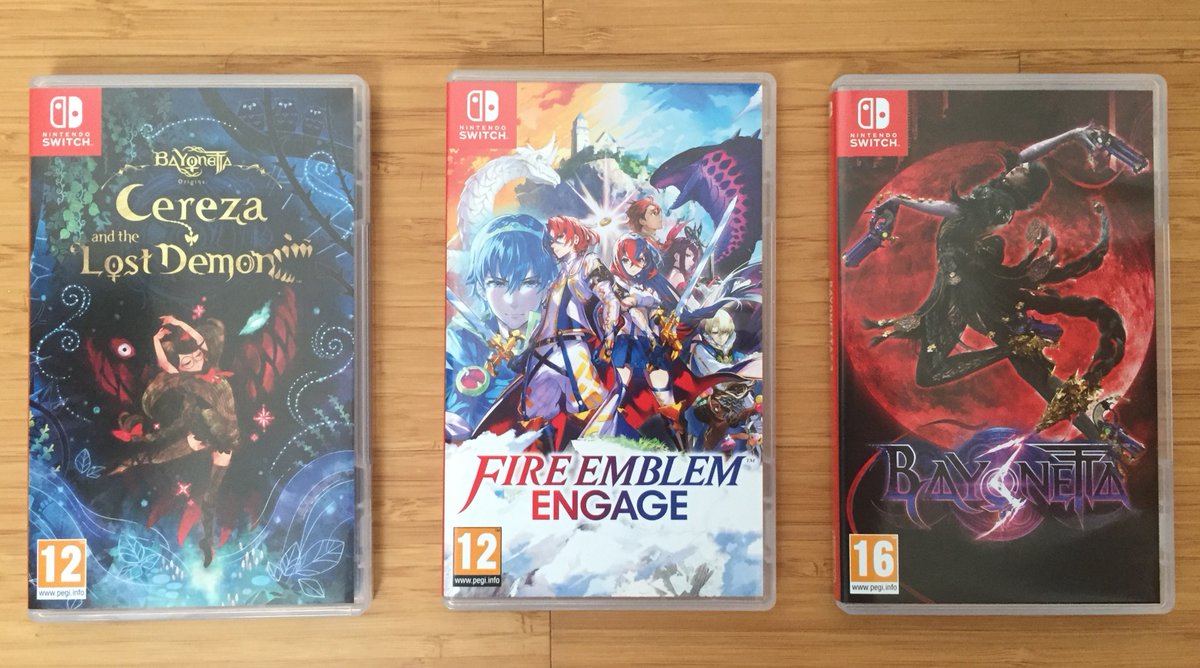VideoGameShelf's tweet photo. Bought some Switch games that were on sale (€55 for all three of them). https://t.co/0KKL8MNf00