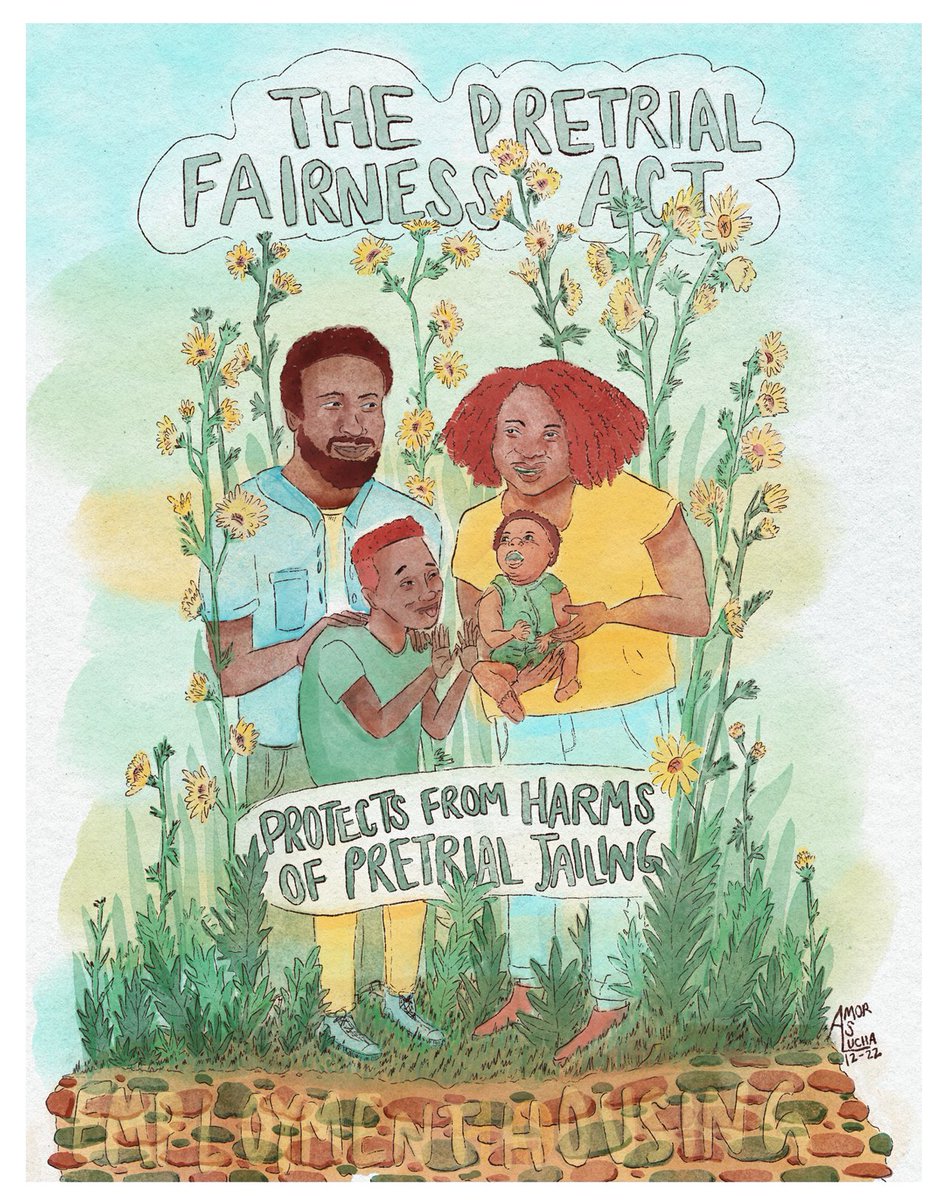 endmoneybond's tweet photo. Tomorrow, Illinois implements the Pretrial Fairness Act and becomes the first state in the country to completely end the use of money bail, one of the most blatant racial and economic injustices in our criminal legal system.

Read our statement here: https://t.co/RqVLUldETk https://t.co/QFsreor6gA