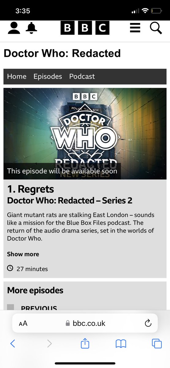 #doctorwhoredacted series 2: episode one synopsis