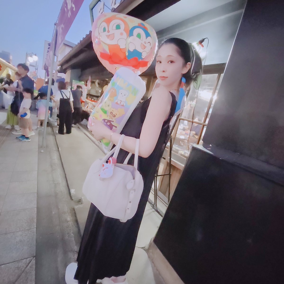 My_sister366's tweet photo. 石岡のお祭りすごかった！🍻🏮🍧🎆山車もお獅子も雰囲気もすごかった！はしゃいでるまりごん連れて歩いて楽しかった👌🩵 https://t.co/4TI6mVfCWE