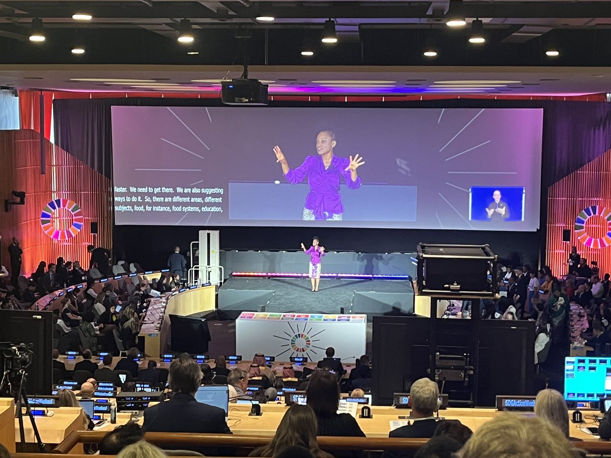 CarlyRedhead's tweet photo. Here at #SDGDigital. Let’s connect if you’re interested in #OpenData, partnerships &amp; how community-led mapping in OSM can provide insight into SDG progress and catalyze action @hotosm 
#ClimateWeekNYC #SDGActionWeekend @SDGSummit https://t.co/MafNtMnnx2