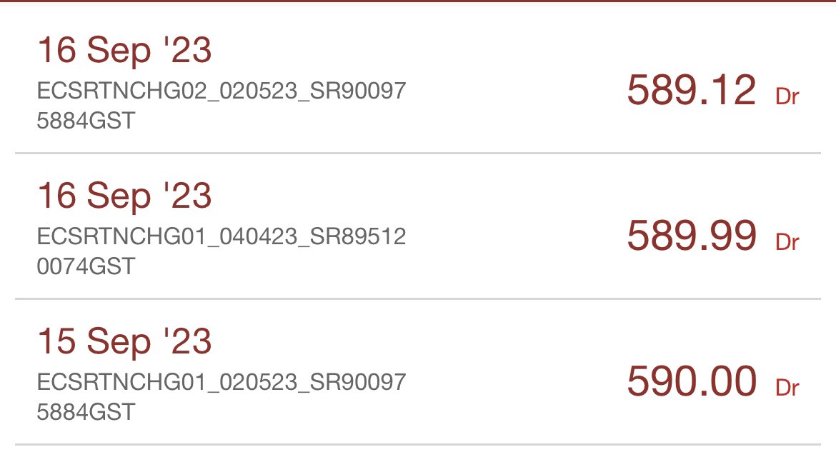 iamemanali's tweet photo. @CRED_support there is no customer care. No email id. The same charges for months of April and May have been deducted 6 times! SIX. I have paid all EMIs. And just in the last month I’ve paid extra charges amounting to 4-6k. @RBI please take note. BAR CRED. https://t.co/wXQTlFsmKR
